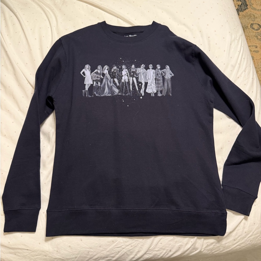 Taylor Swift Black Crewneck Sweater